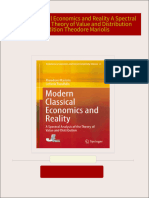 Modern Classical Economics and Reality A Spectral Analysis of the Theory of Value and Distribution 1st Edition Theodore Mariolis 2024 scribd download