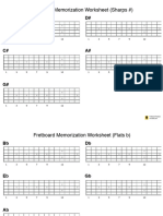 Sharps and Flats Memorization Worksheet