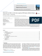 Bond and Size Effects on the Shear Capacity of RC Beams Without Stirrups