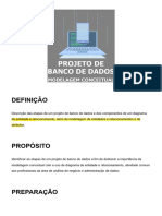 Projeto de Banco de Dados – Modelagem Conceitual