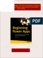 Full download Beginning Power Apps: The Non-Developer's Guide to Building Business Mobile Applications 2nd Edition Tim Leung pdf docx