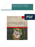 Download Cyril of Alexandria s Trinitarian Theology of Scripture 1st Edition Matthew R. Crawford ebook All Chapters PDF