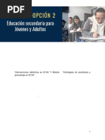 Módulo 8-Opción 2. Educación Secundaria EPJA