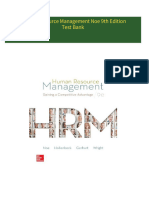 Full Download of Human Resource Management Noe 9th Edition Test Bank in PDF DOCX Format