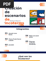 Creación de escenarios de Incoterms