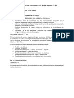 REGLAMENTO DE ELE3CCIONES DEL MUINICIPIO ESCOLAR 2024 - PARAISO