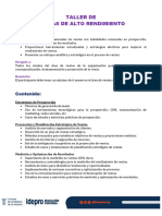 29 Julio Taller de Ventas de Alto Rendimiento Nuevo