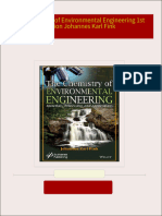 Full Download The Chemistry of Environmental Engineering 1st Edition Johannes Karl Fink PDF DOCX