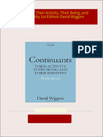 Continuants: Their Activity, Their Being, and Their Identity 1st Edition David Wiggins 2024 Scribd Download