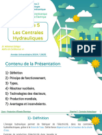 Chapitre 5 - Les Centrales Hydrauliques