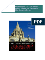 Full download The Oxford Handbook of the Oxford Movement Oxford Handbooks in Religion and Theology 1st Edition Stewart J. Brown pdf docx