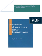 Immediate download Metaphor in American Sign Language Phyllis Perrin Wilcox ebooks 2024