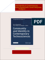 Instant Access to Community And Identity In Contemporary Technosciences Karen Kastenhofer Susan Molyneux Hodgson ebook Full Chapters