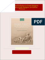 Instant Download Inner Purity and Pollution in Greek Religion: Volume I: Early Greek Religion 1st Edition Petrovic PDF All Chapters