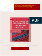 Narratives of Difference in an Age of Austerity 1st Edition Irene Gedalof (Auth.) All Chapters Instant Download