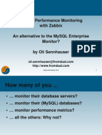 MySQL Monitoring With Zabbix