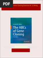 The ABCs of Gene Cloning Dominic W. S. Wong 2024 scribd download