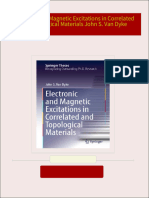 Get Electronic and Magnetic Excitations in Correlated and Topological Materials John S. Van Dyke free all chapters