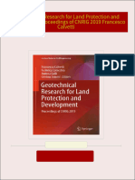 [Ebooks PDF] download Geotechnical Research for Land Protection and Development: Proceedings of CNRIG 2019 Francesco Calvetti full chapters