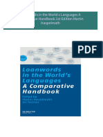 PDF Loanwords in the World s Languages A Comparative Handbook 1st Edition Martin Haspelmath download