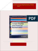 Convex Duality and Financial Mathematics Peter Carr All Chapters Instant Download