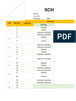 PreIELTS x NGL - Schedule & Khung Chương Trình