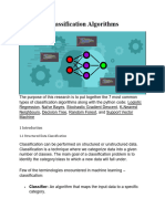 7 Types of Classification Algorithms