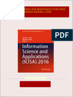 Download Full Information Science and Applications ICISA 2016 1st Edition Kuinam J. Kim PDF All Chapters