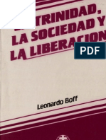 La Trinidad, La Sociedad y La Liberación-Leonardo Boff