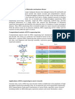 Methods used to study the Molecular mechanisms disease