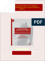 Download Complete Internal Security Management in Nigeria: Perspectives, Challenges and Lessons Oshita O. Oshita PDF for All Chapters