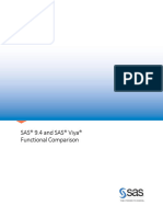 Sas 94 Sas Viya Functional Comparison