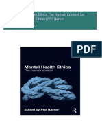 Mental Health Ethics The Human Context 1st Edition Phil Barker all chapter instant download