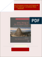 Instant Access to Policy Design in the European Union: An Empire of Shopkeepers in the Making? 1st Edition Risto Heiskala ebook Full Chapters