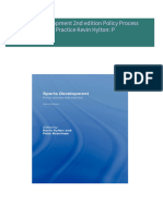 Full download Sports Development 2nd edition Policy Process and Practice Kevin Hylton: P pdf docx