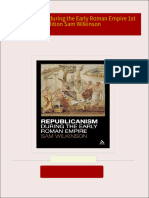 Download full Republicanism during the Early Roman Empire 1st Edition Sam Wilkinson ebook all chapters