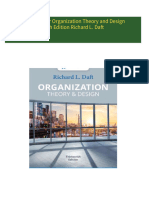 Test Bank for Organization Theory and Design 13th Edition Richard L. Daft 2024 scribd download full chapters