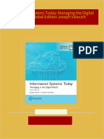 Information Systems Today: Managing the Digital World 8t, global Edition Joseph Valacich all chapter instant download