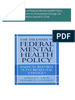 Download Complete The Dilemma of Federal Mental Health Policy Radical Reform or Incremental Change 1st Edition Gerald N. Grob PDF for All Chapters