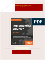 Download ebooks file Implementing Splunk 7 D. all chapters