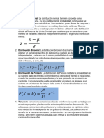 Concepto y Función Tipos de Distribución