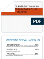 Balance de Energia y Masa Sin Reaccion Quimica