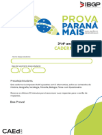 Prova Paraná 2024