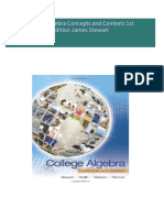 Buy ebook College Algebra Concepts and Contexts 1st Edition James Stewart cheap price