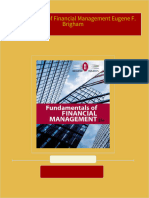 Complete Download Fundamentals of Financial Management Eugene F. Brigham PDF All Chapters