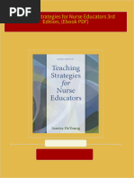 Instant Download Teaching Strategies for Nurse Educators 3rd Edition, (Ebook PDF) PDF All Chapters