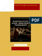 [Ebooks PDF] download Biopolitics and Ancient Thought Jussi Backman full chapters