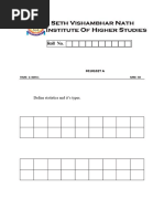 BBA F0101020TA BUSINESS STATISTICS