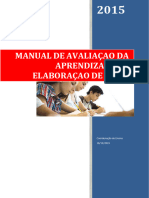 Manual - Avaliação de Aprendizagens