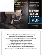 Micro Desert Eagle Pistol Owner's Manual .380 Auto DAO Pistol